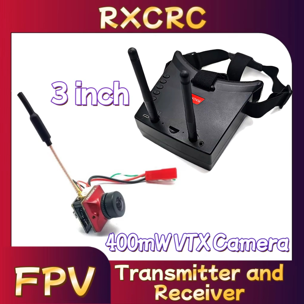 Goggles Fpv - RXCRC 5.8G Module transmitter 400mW VTX
