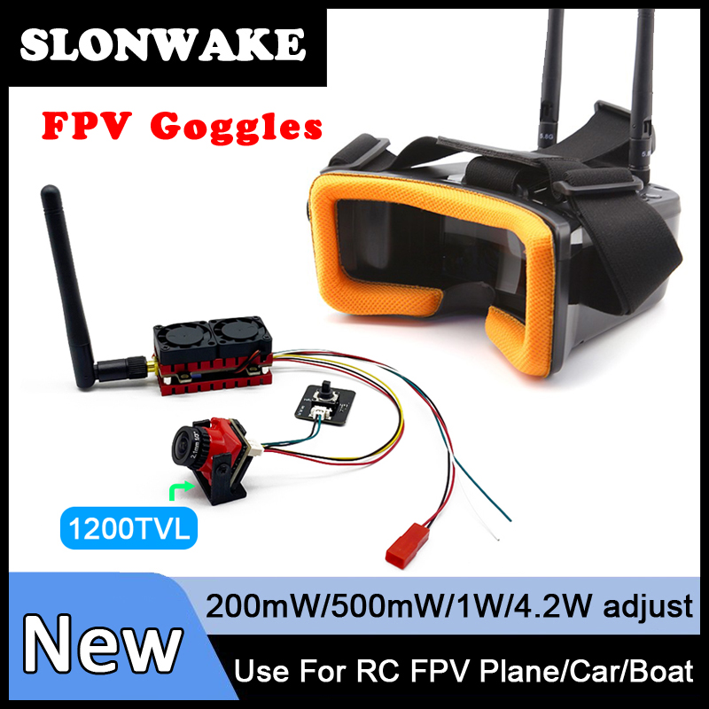 Goggles Fpv - SLONWAKE 5.8G 48CH 4.2W VTX Transmitter