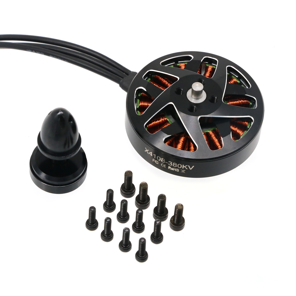 4pcs UAngel 4108 X4108 380KV 6 - огляд і ціна Brushed Drone Motor