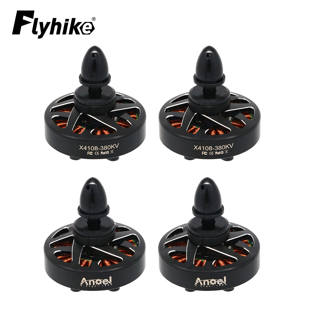 4pcs UAngel 4108 X4108 380KV 6 - огляд і ціна Brushed Drone Motor