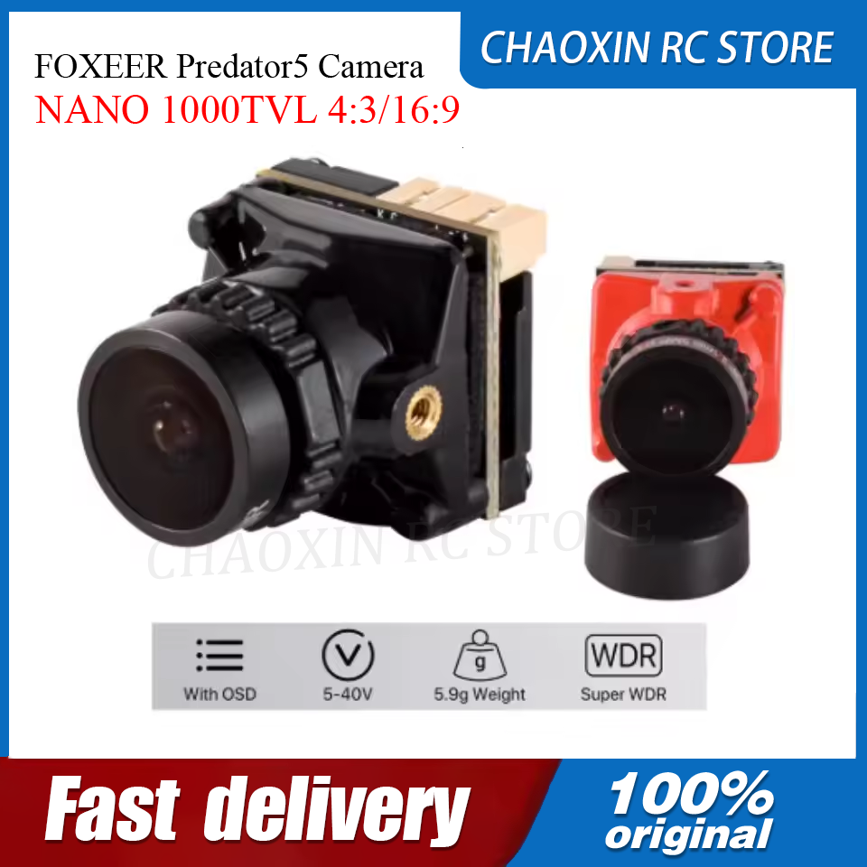 FOXEER Predator5 Camera NANO 1 - огляд і ціна Fpv Camera