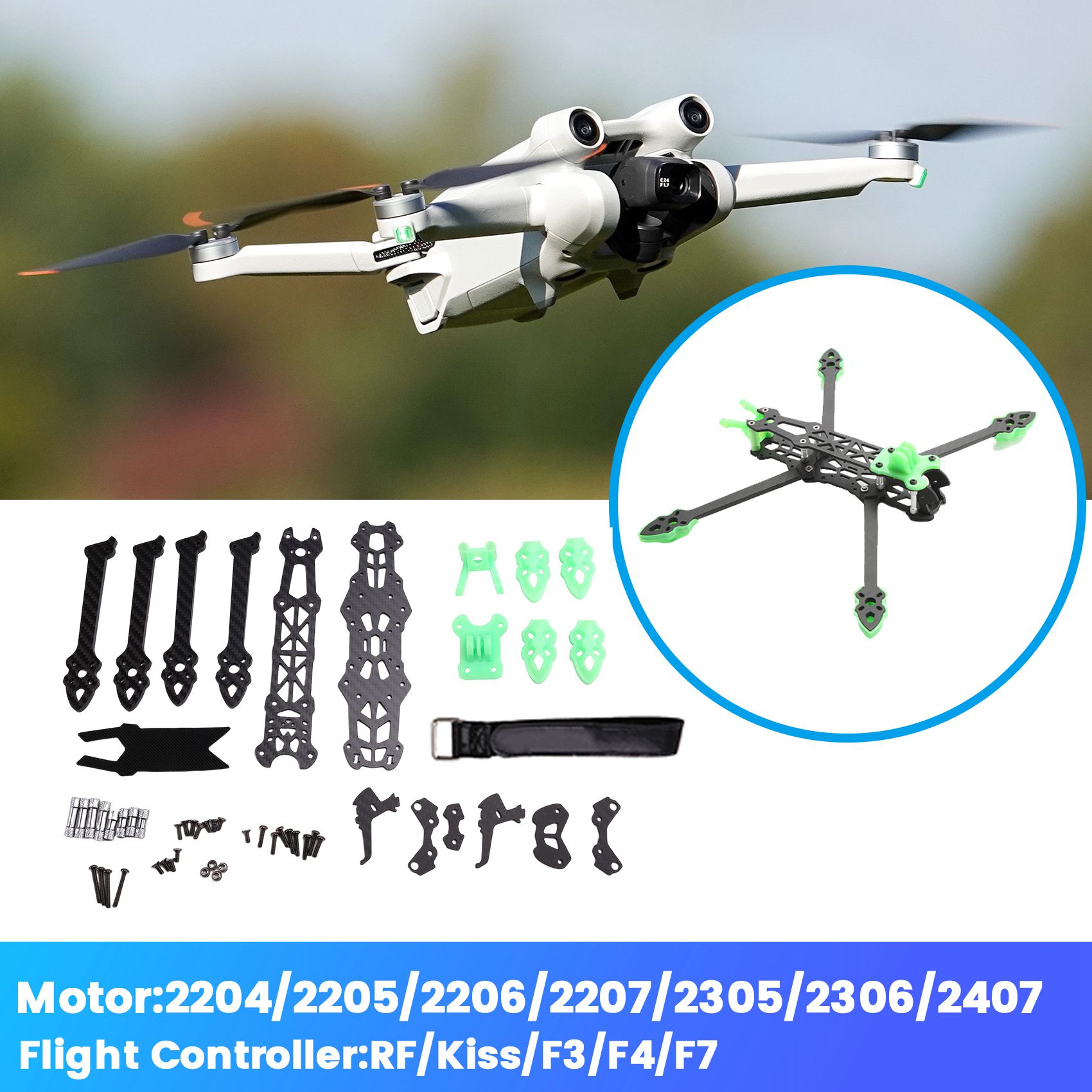 YSUN-MARK4-HD Mark 4 HD 5Inch  - огляд і ціна Carbon Fiber Drone Frame